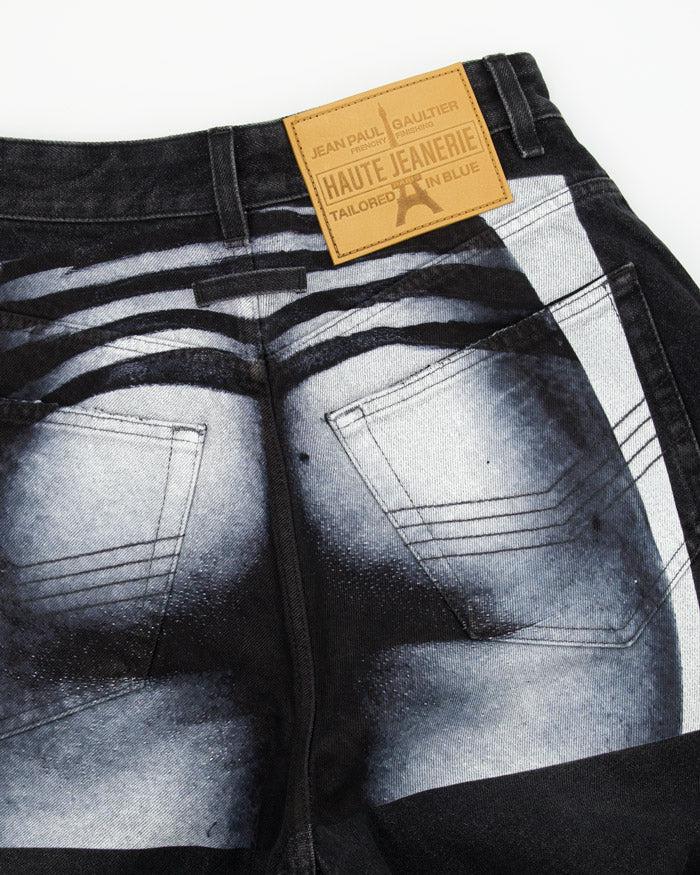 Denim Pant Printed "Body Mariniere" - Jean Paul Gaultier - Elevastor