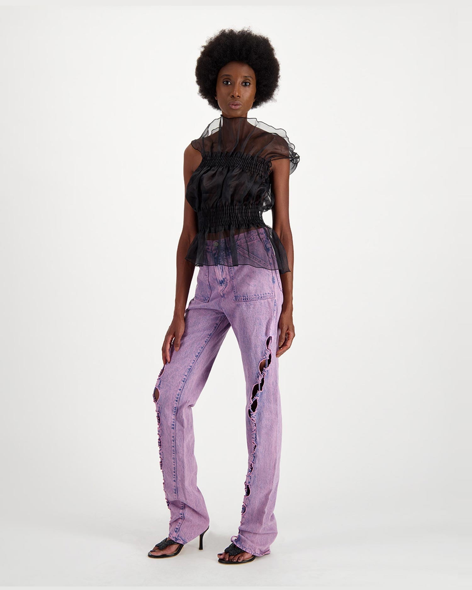 Peony Cutout Pants - AVAVAV - Elevastor