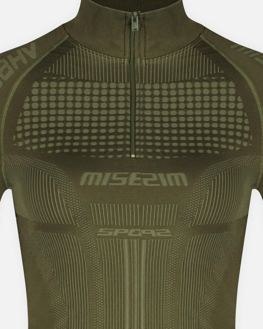 Women's Sport Europa Quarter - Zip in Olive - MISBHV - Elevastor